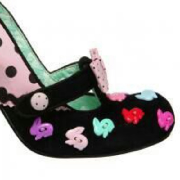 IRREG CHOICE I’m Bossy Polka Dot Bunny Mary Janes - Picture 3 of 11